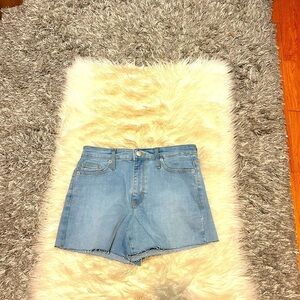 Light Wash Denim Shorts